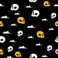 Skull Pattern Background vector