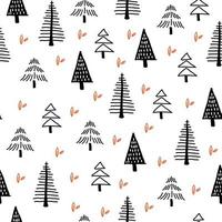 Pine Pattern Background vector