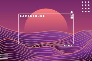 Sunset abstrack background vector