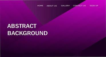 Abstract wave and flat purple background vector design