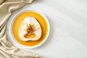 Steamed Cod Fish with Soy Sauce