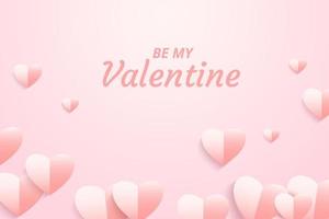 Valentine's day background vector