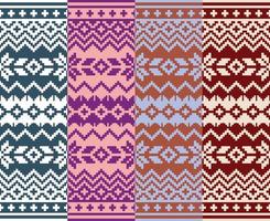 Pattern Ethnic fabric texture Geometric Vector Aztec oriental illustration retro ceramic tile
