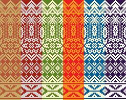 Pattern Ethnic fabric texture Geometric Vector Aztec oriental illustration retro ceramic tile