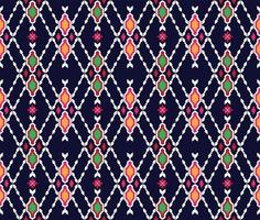 Pattern Ethnic fabric texture Geometric Vector Aztec oriental illustration retro ceramic tile
