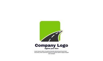 vector de construcción de carreteras diseño de logotipo mantenimiento signo creativo
