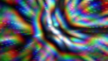 Abstract iridescent blurred rainbow background.. video