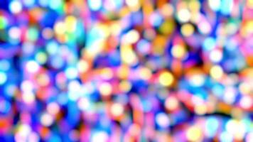 Abstract neon background with moving bokeh. video