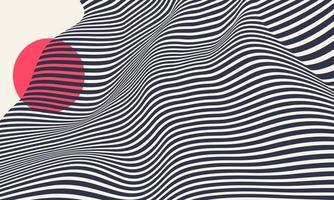 stock vector abstracto creativo fondo ondulado ilustración asiática océano