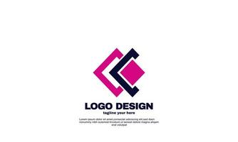 elementos de diseño vectorial abstracto el logotipo de su empresa de marca vector