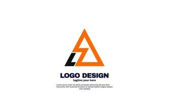 abstract creative corporate business company simple idea design triangle logo element identity design vector