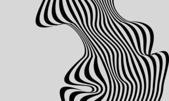Stock de ilustración abstracto creativo ilusión óptica vector geométrico gusano concéntrico