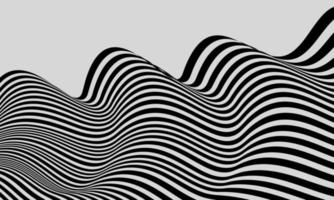 Stock abstracto paisaje creativo fondo terreno negro blanco patrón vector