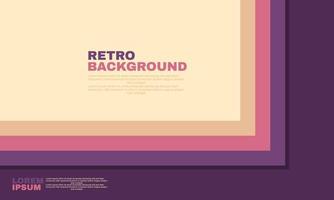 abstract elegant retro background rounded striped design vector