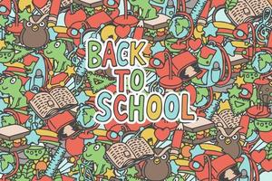 Back to school toys illustration vector