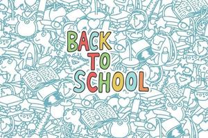 Back to school toys illustration vector