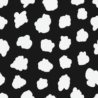 Abstract Hand-Drawn Polka Dot Seamless Patterns vector