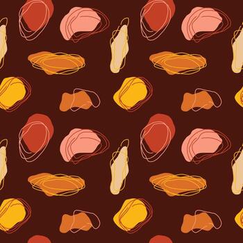 unique abstract seamless patterns with geometric shapes and elements will be perfect for branding, prints, textile, posters, cards and so much more vector