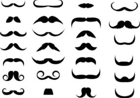 Ilustración de diseño de bigote vector
