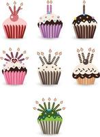 Cupcake Design Illustration Isolated White vector