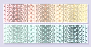 gradation ornament pattern design background vector