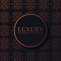 luxury dark seamless pattern background vector