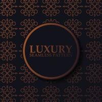 luxury dark seamless pattern background vector