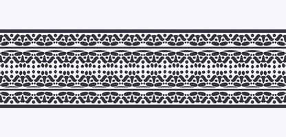 ornament style ethnic seamless borders vector