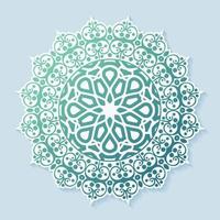 Mandala colorful background design template vector