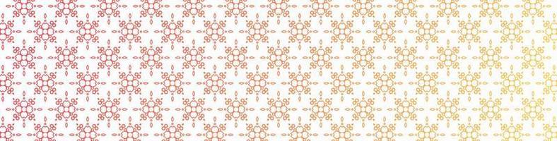 orange gradient ornament pattern background vector