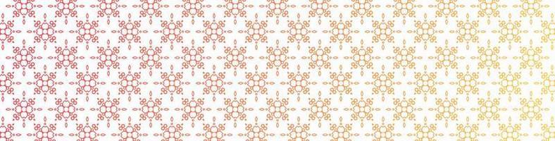 orange gradient ornament pattern background vector