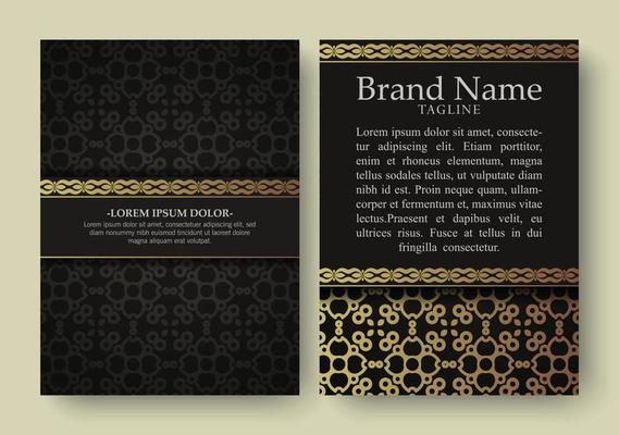 luxury ornament pattern book cover collection