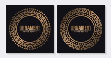 luxury ornament pattern circle design vector