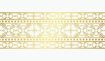 Elegant white ornamental border design vector