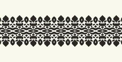 ornament style ethnic seamless borders vector