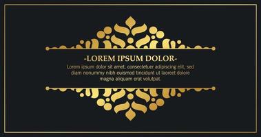 Luxury calligraphy ornament frame line design vector