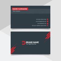 Modern Clean and Simple Business Card Design Template vector