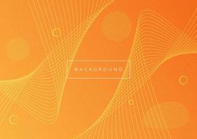 Abstract geometric line background with dots vector