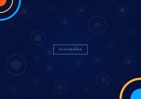 Shape style background with dots vector
