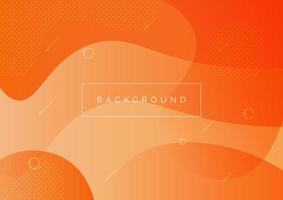 Gradient style wavy shapes background vector