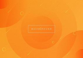 Gradient circle shapes background with dots vector