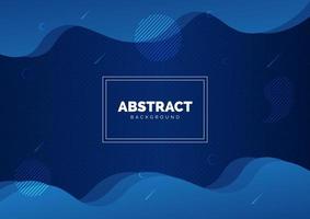 Abstract shape background with dots vector