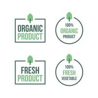 organic agriculture logo template for your farm and agriculture vector