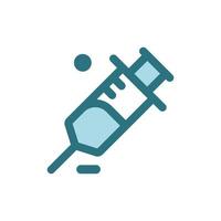 syringe injection icon vector