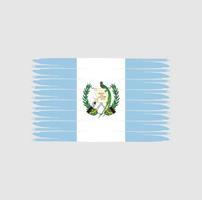 Flag of Guatemala with grunge style vector