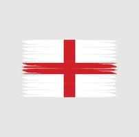 Flag of England with grunge style vector