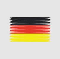 Flag of Germany with grunge style vector