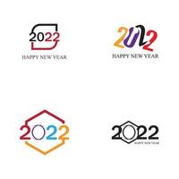 happy new year 2022 vector illustration design template