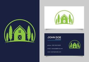 Farm House concept logo Template, Agriculture icon sign symbol