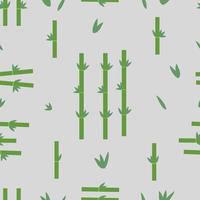 beautiful seamless pattern of bamboo vector